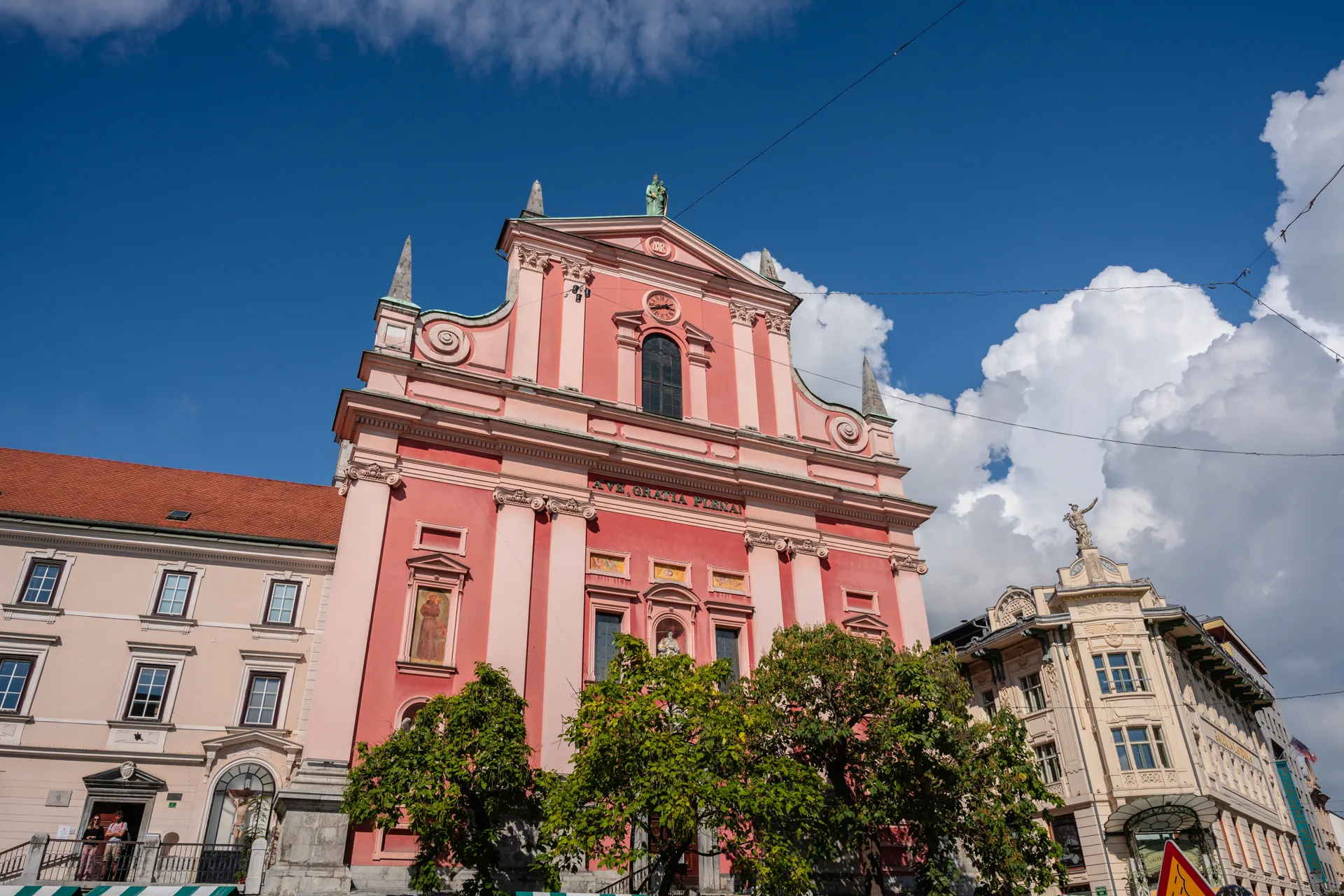 Lublana, stolica Słowenii - Kościół Zwiastowania Pańskiego