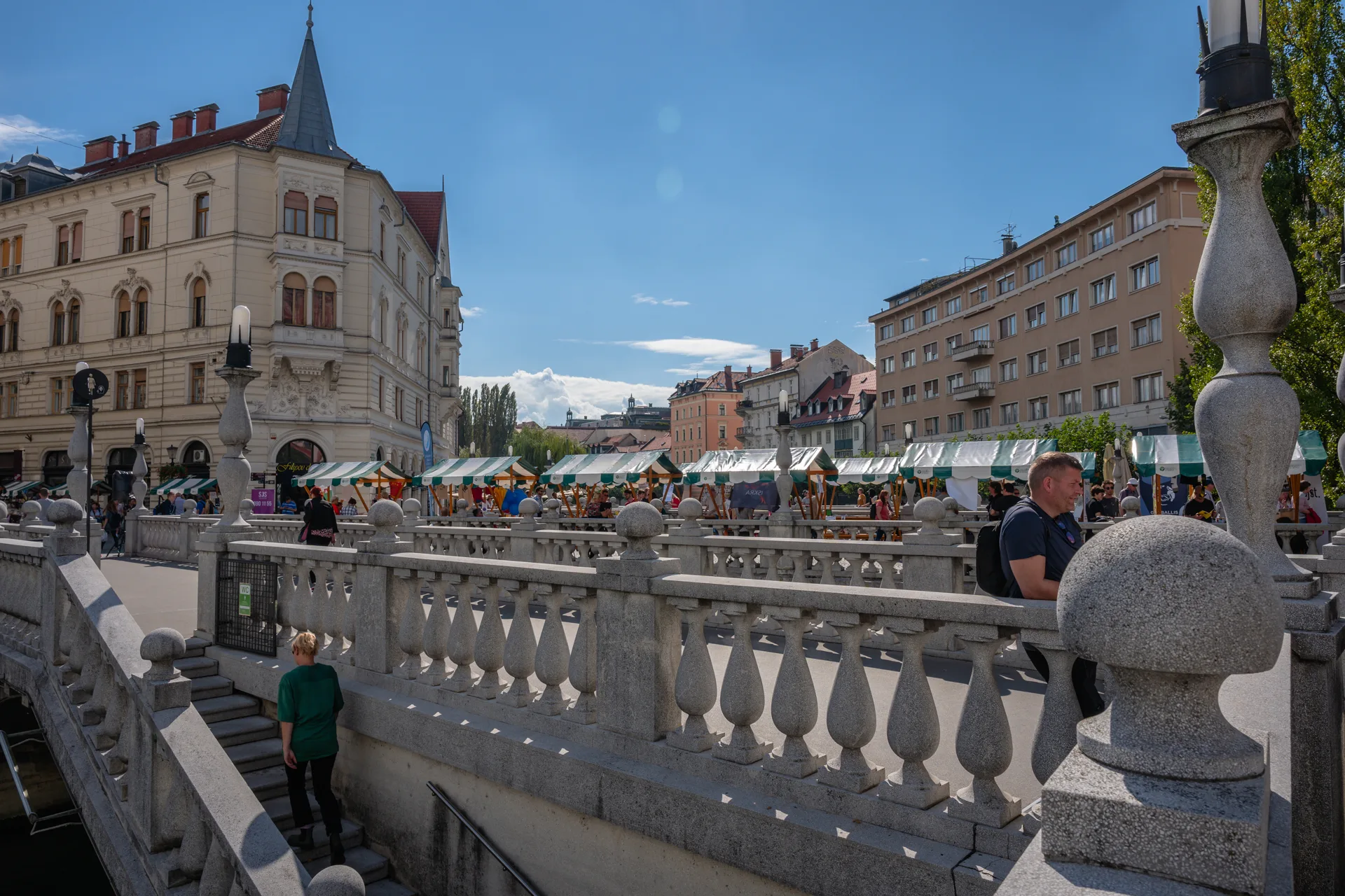 Lublana, stolica Słowenii - Trójmost, Potrójny Most