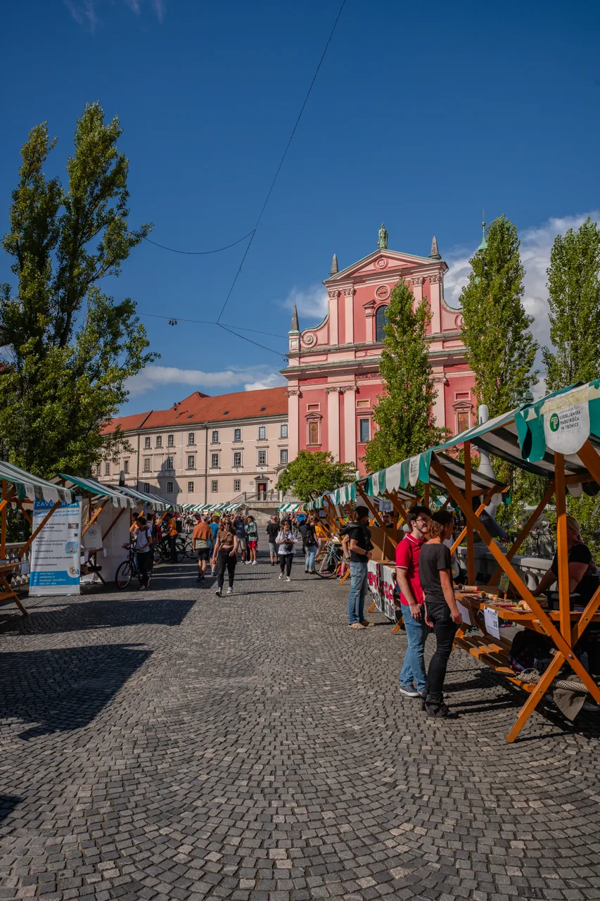 Lublana, stolica Słowenii - Trójmost, Potrójny Most