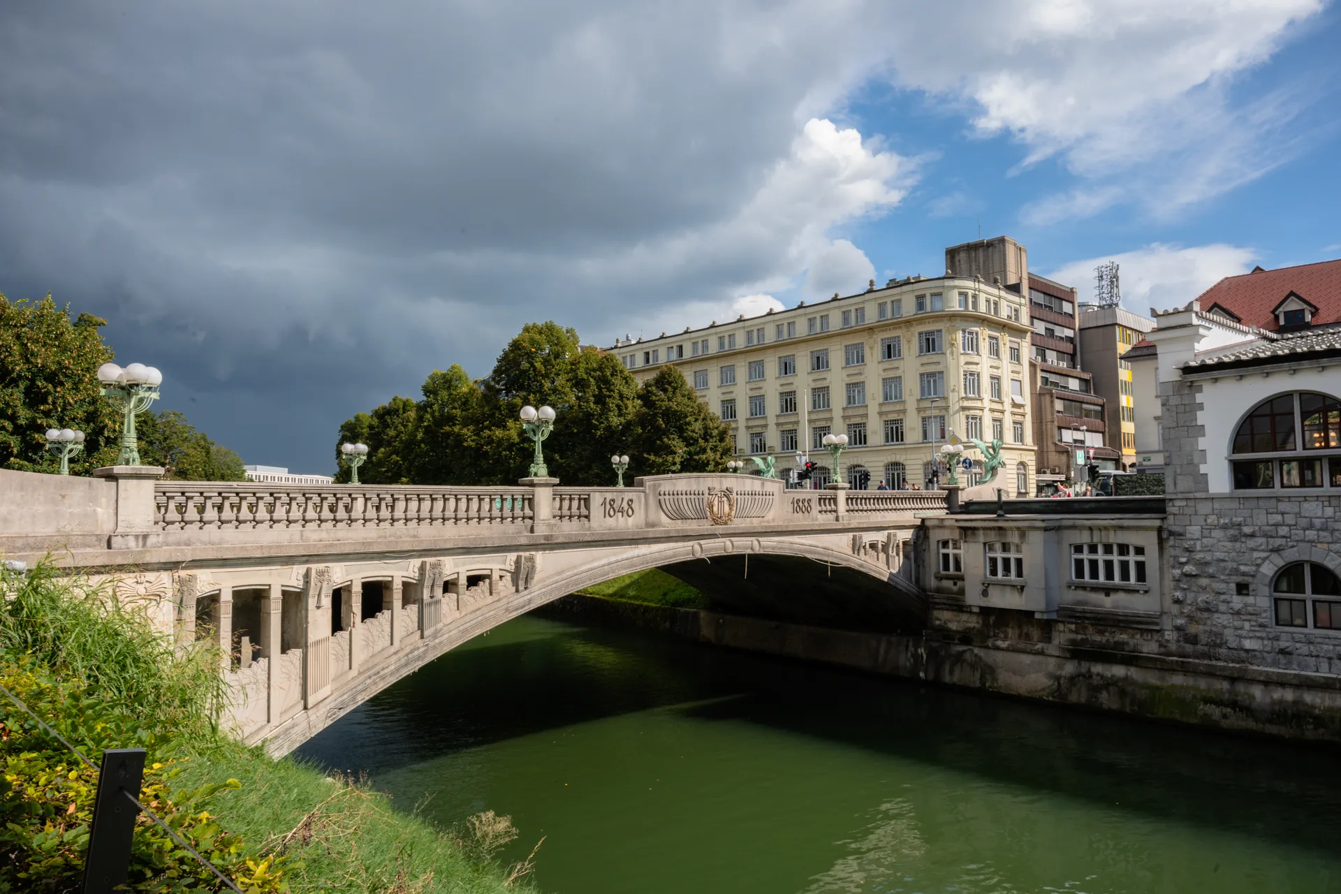 Lublana, stolica Słowenii - Smoczy Most