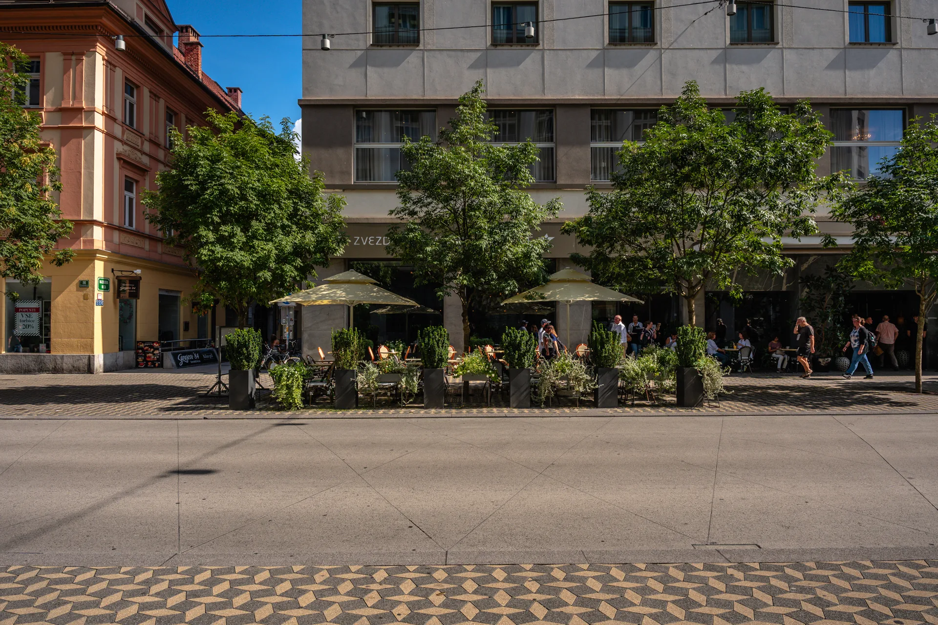 Lublana, stolica Słowenii - Ulica Čopova