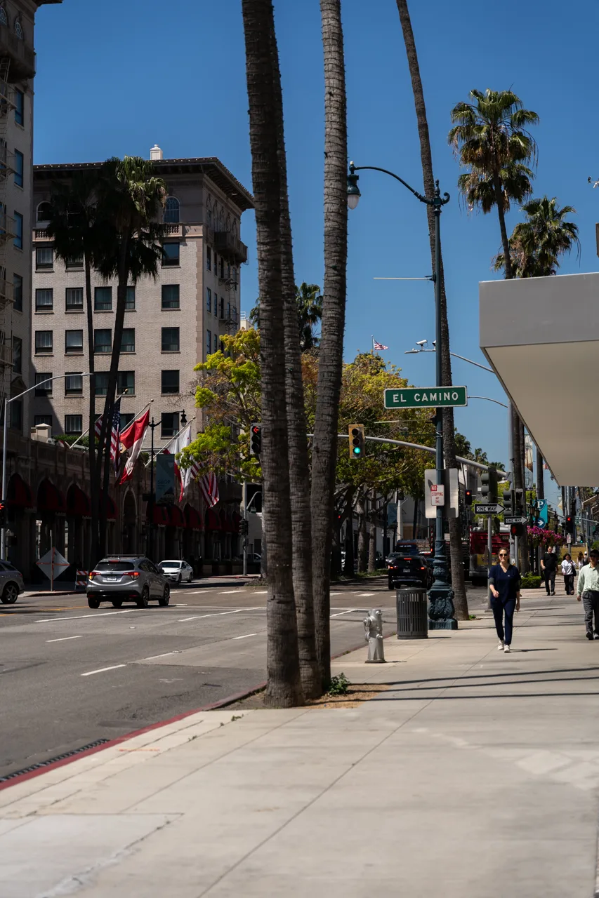 Rodeo Drive w Beverly Hills