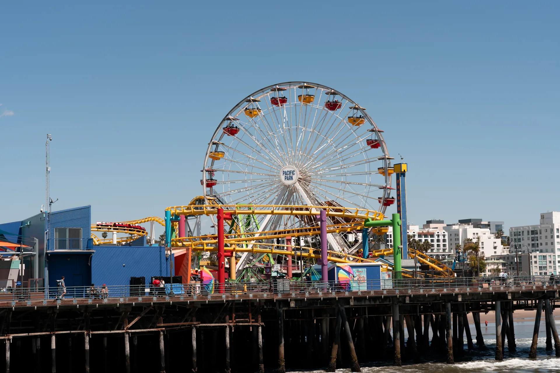 Pacific Park w Santa Monica Pier