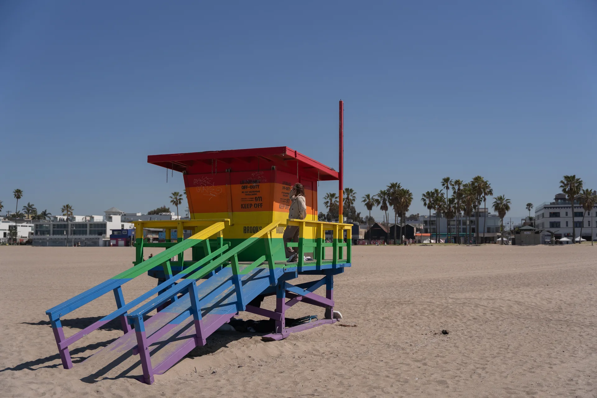 Budki ratowników w Venice Beach