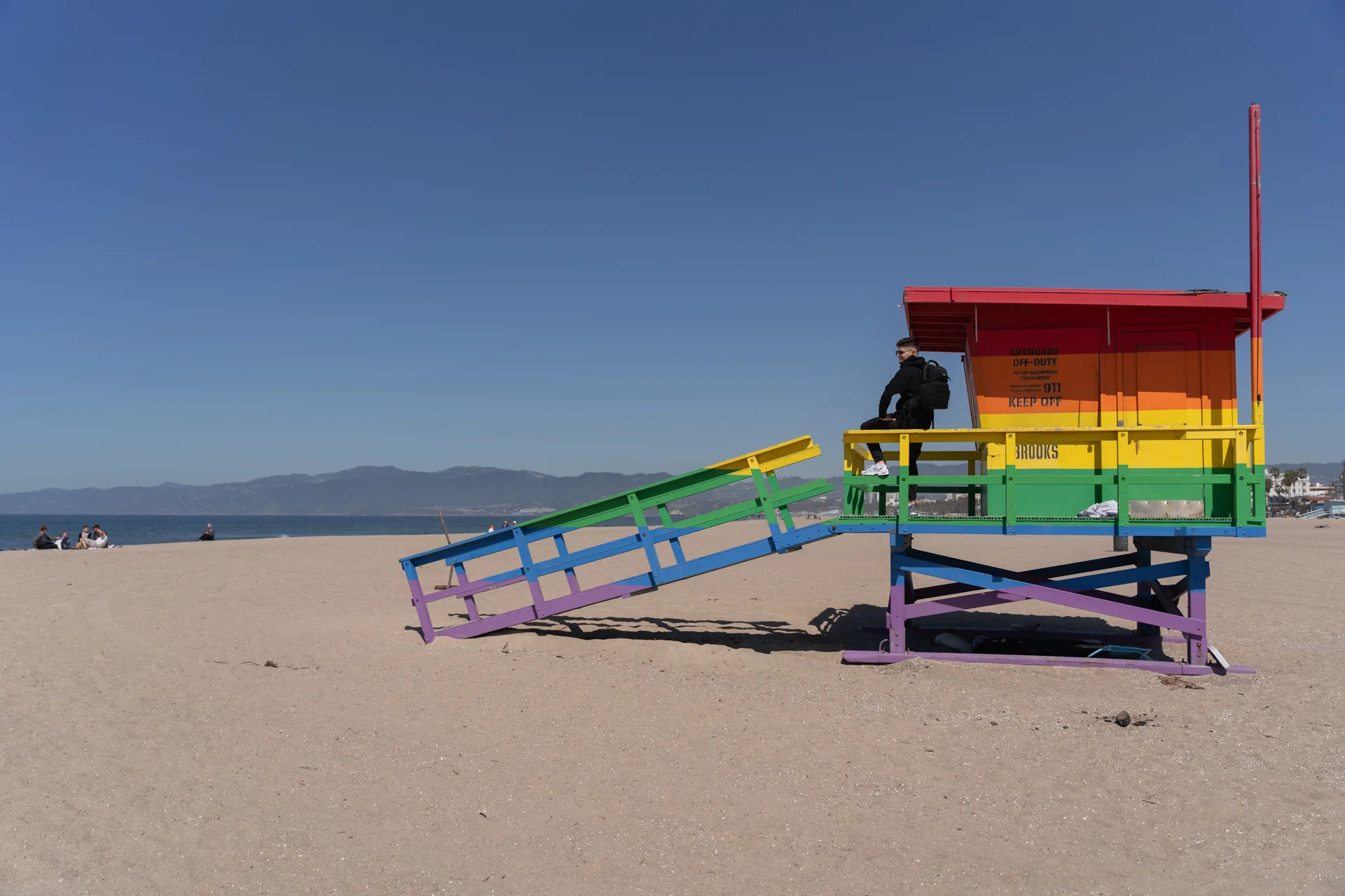 Budki ratowników w Venice Beach