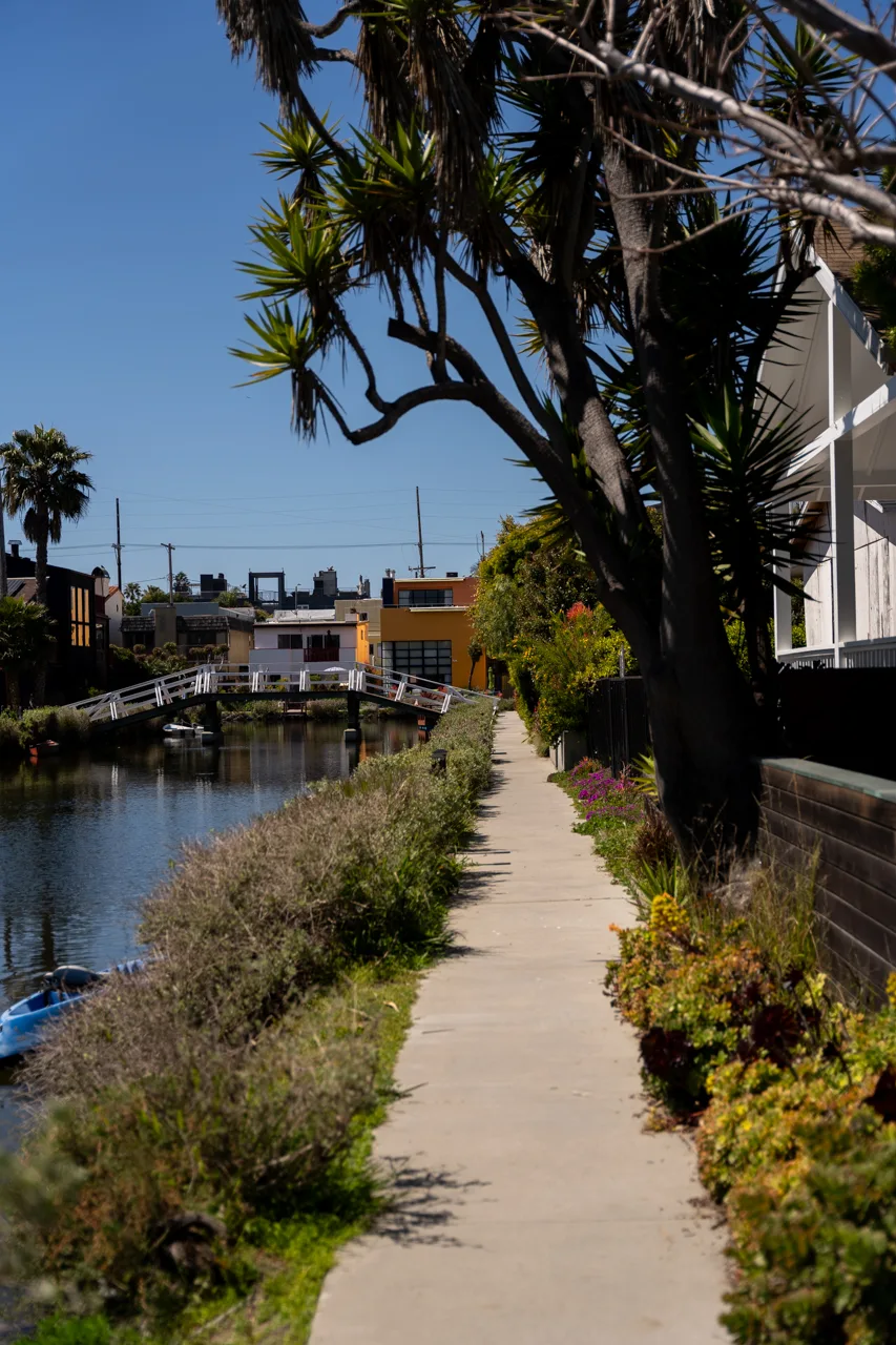 Venice Canal w Los Angeles